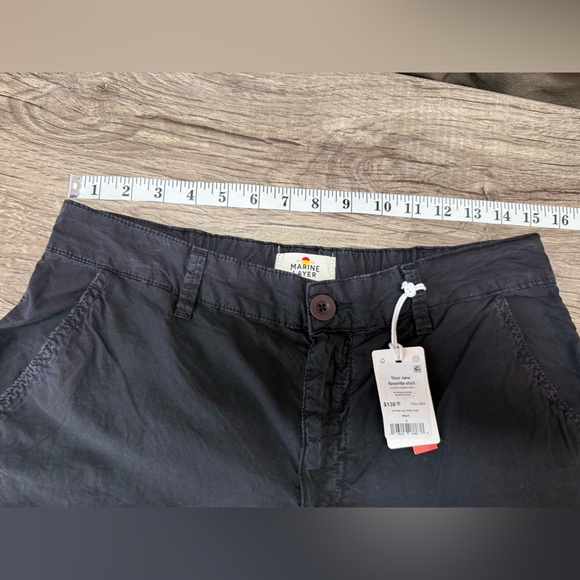 Marine Layer Jo Wide Leg Utility Cargo Pant In Black size 8 NWT - Picture 4 of 9